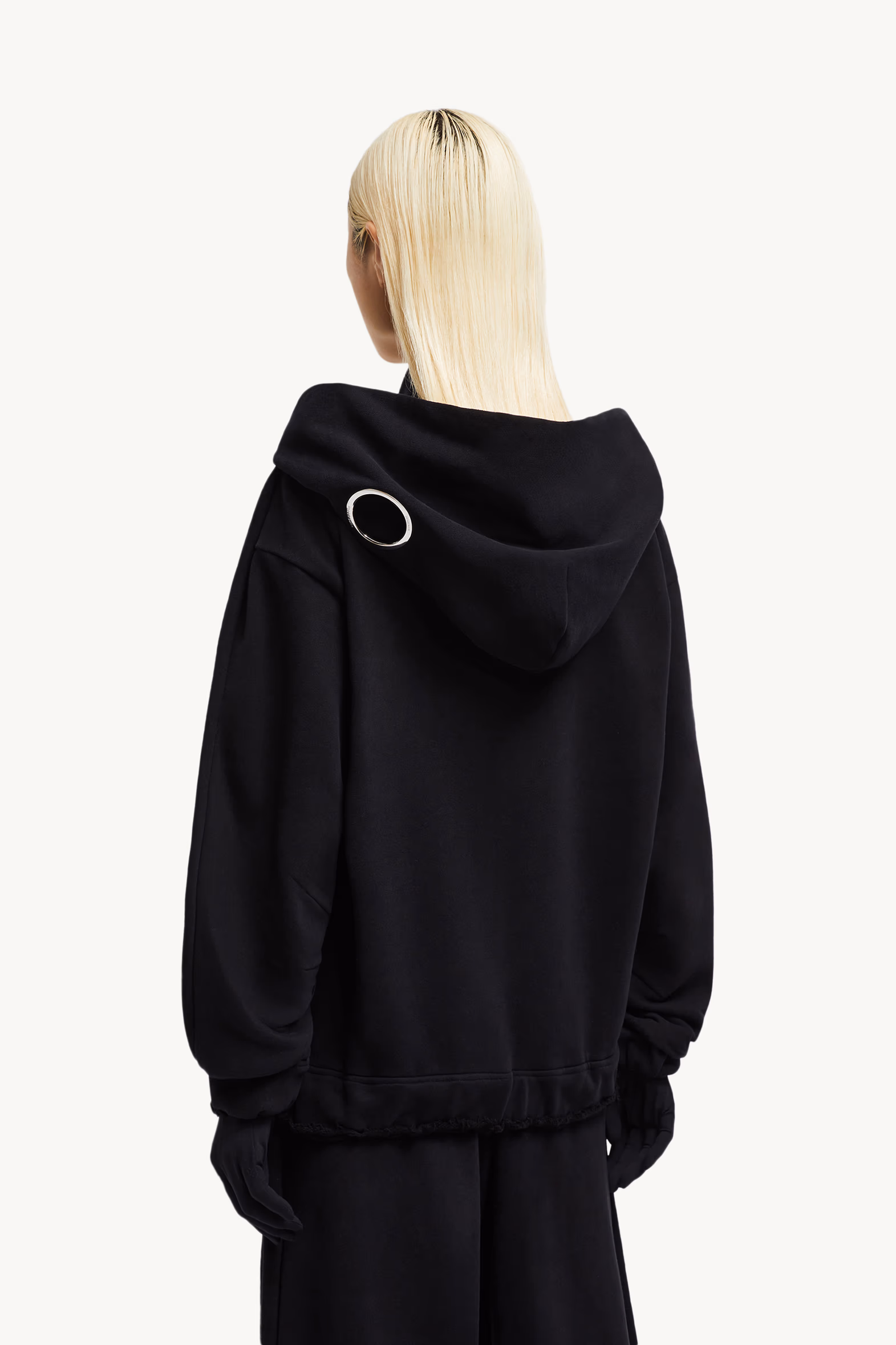Sweat zippé à œillet Moncler x Willow Smith Femmes Noir Moncler 5